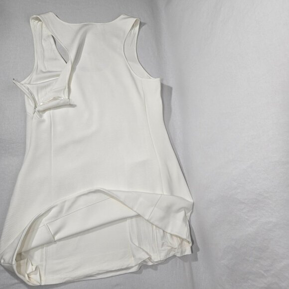 MAEVE by ANTHROPOLOGIE Sirencore Elevated Basic IVORY Texture Mini Dress Size XL - Picture 6 of 17